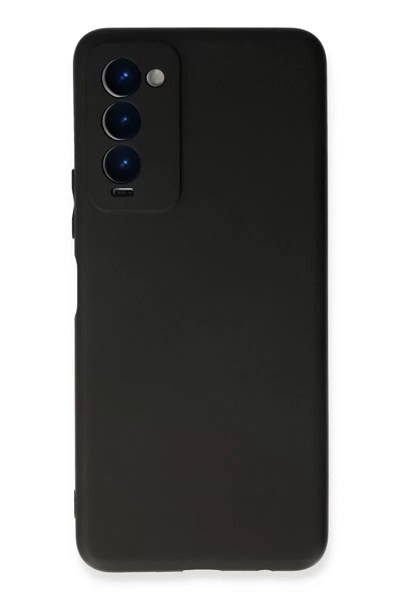 Mey İthalat®  Tecno Camon 18 Kılıf First Silikon - Siyah