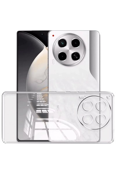 Mey İthalat®  Tecno Camon 30 Kılıf Lüx Şeffaf Silikon