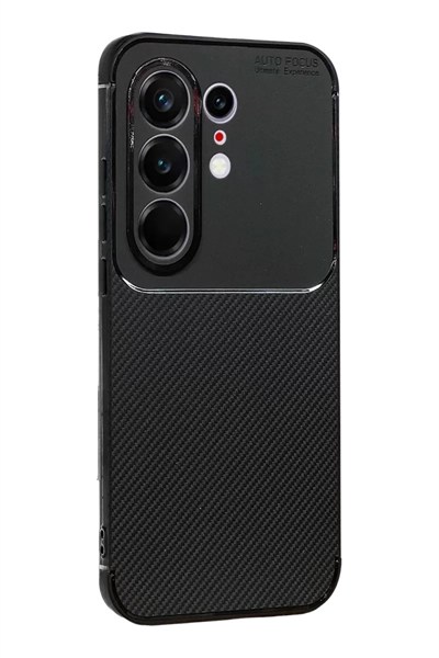 Mey İthalat®  Tecno Camon 50 Pro 5G Auto Focus Karbon Kapak - Siyah