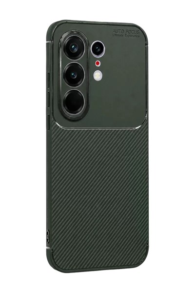 Mey İthalat®  Tecno Camon 50 Pro 5G Auto Focus Karbon Kapak - Koyu Yeşil