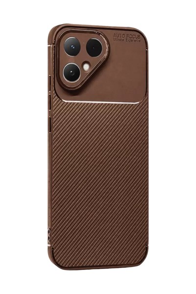 Mey İthalat®  Tecno Pova Curve 2 5G Auto Focus Karbon Kapak - Kahverengi
