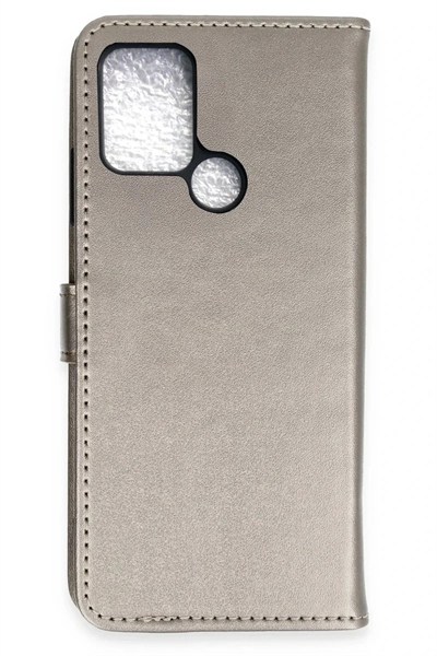 Mey İthalat®  Tecno Pova Kılıf Trend S Plus Kapaklı Kılıf - Gri