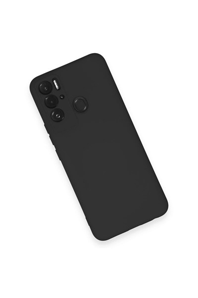 Mey İthalat®  Tecno Pova Neo Kılıf Nano içi Kadife Silikon - Siyah