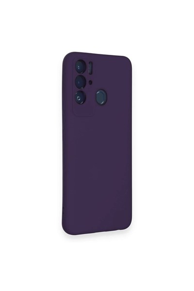 Mey İthalat®  Tecno Pova Neo Kılıf Nano içi Kadife Silikon - Mor