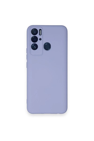 Mey İthalat®  Tecno Pova Neo Kılıf Nano içi Kadife Silikon - Lila