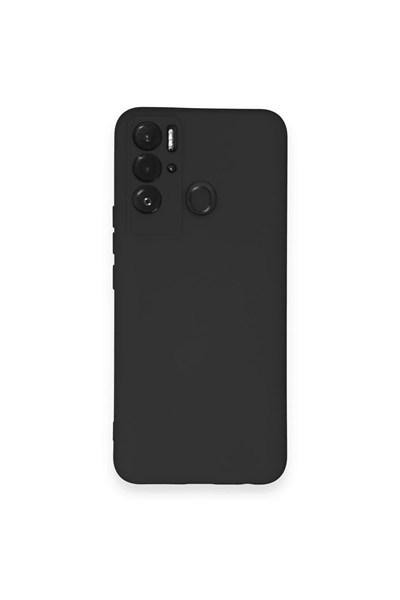 Mey İthalat®  Tecno Pova Neo Kılıf Nano içi Kadife Silikon - Siyah