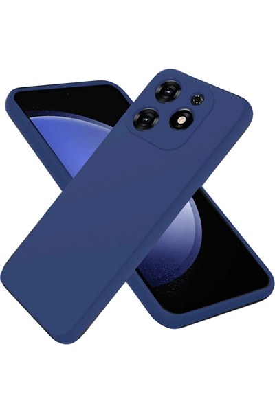 Mey İthalat®  Tecno Spark Go 2024 Kılıf First Silikon - Lacivert