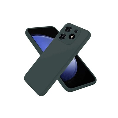 Mey İthalat®  Tecno Spark Go 2024 Kılıf First Silikon - Koyu Yeşil