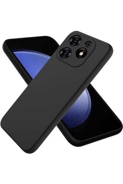 Mey İthalat®  Tecno Spark Go 2024 Kılıf First Silikon - Siyah