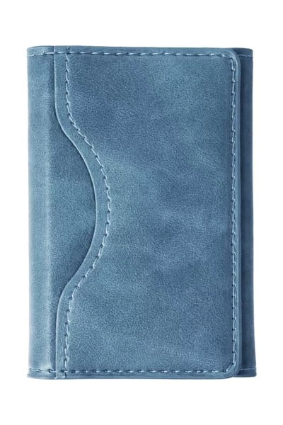 Mey İthalat®  Tema Magsafe Deri Kartlık - Turkuaz