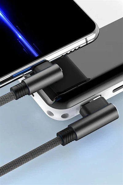 Mey İthalat®  USB to Lightning 3M 2.4A Kablo - Siyah