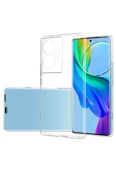 Mey İthalat®  Vivo V29 Lite Kılıf Lüx Şeffaf Silikon