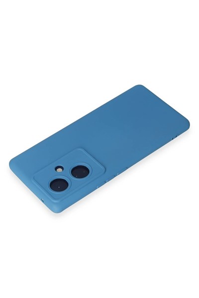 Mey İthalat®  Vivo V29 Lite Kılıf Nano içi Kadife Silikon - Mavi