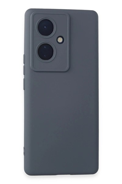 Mey İthalat®  Vivo V29 Lite Kılıf Nano içi Kadife Silikon - Gri