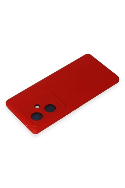 Mey İthalat®  Vivo V29 Lite Kılıf Nano içi Kadife Silikon - Kırmızı
