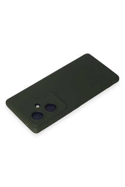 Mey İthalat®  Vivo V29 Lite Kılıf Nano içi Kadife Silikon - Koyu Yeşil