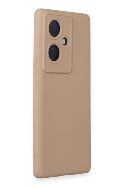 Mey İthalat®  Vivo V29 Lite Kılıf Nano içi Kadife Silikon - Pudra