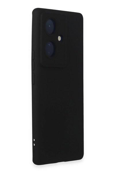 Mey İthalat®  Vivo V29 Lite Kılıf Nano içi Kadife Silikon - Siyah