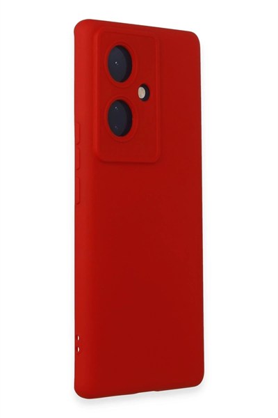 Mey İthalat®  Vivo V29 Lite Kılıf Nano içi Kadife Silikon - Kırmızı