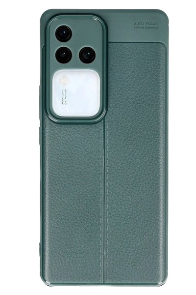 Mey İthalat®  Vivo V30 5G Kılıf Auto Focus Kapak - Koyu Yeşil