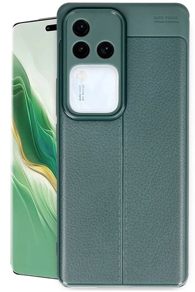 Mey İthalat®  Vivo V30 5G Kılıf Auto Focus Kapak - Koyu Yeşil