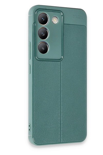 Mey İthalat®  Vivo V30 Lite 4G Kılıf Auto Focus Kapak - Koyu Yeşil