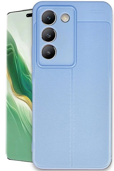 Mey İthalat®  Vivo V30 Lite 4G Kılıf Auto Focus Kapak - Mavi