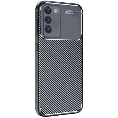 Mey İthalat®  Vivo V30 Lite 4G Kılıf Auto Focus Karbon Kapak - Siyah
