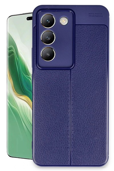 Mey İthalat®  Vivo V30 Lite 4G Kılıf Auto Focus Kapak - Lacivert