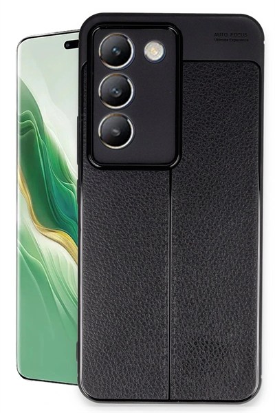 Mey İthalat®  Vivo V30 Lite 4G Kılıf Auto Focus Kapak - Siyah