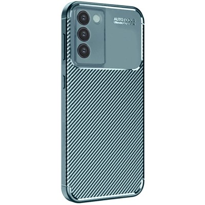 Mey İthalat®  Vivo V30 Lite 4G Kılıf Auto Focus Karbon Kapak - Koyu Yeşil