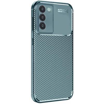 Mey İthalat®  Vivo V30 Lite 4G Kılıf Auto Focus Karbon Kapak - Koyu Yeşil