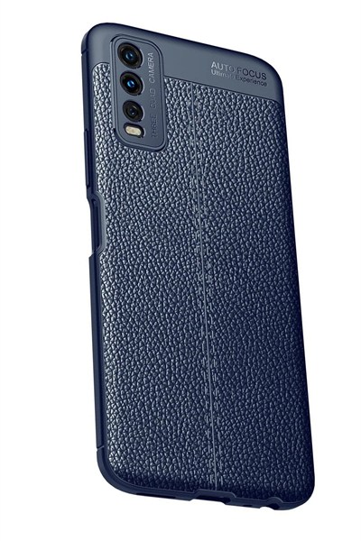 Mey İthalat®  Vivo Y11S Kılıf Auto Focus Kapak - Lacivert