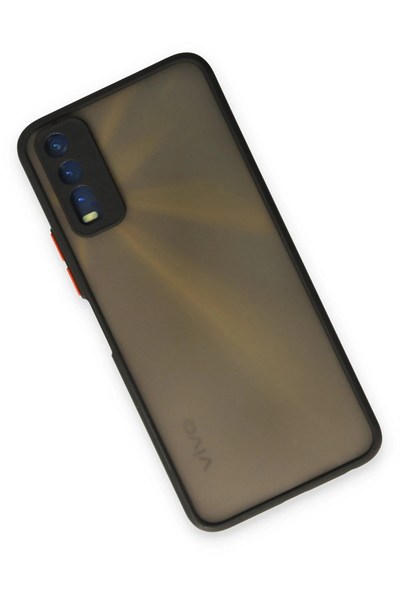Mey İthalat®  Vivo Y11S Kılıf Montreal Silikon Kapak - Siyah