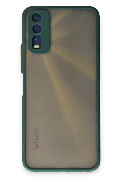 Mey İthalat®  Vivo Y11S Kılıf Montreal Silikon Kapak - Yeşil