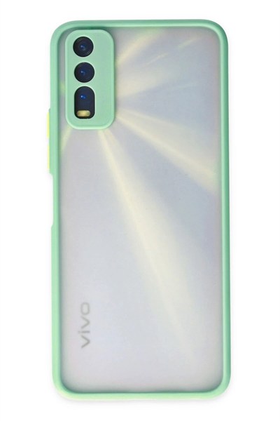 Mey İthalat®  Vivo Y11S Kılıf Montreal Silikon Kapak - Turkuaz