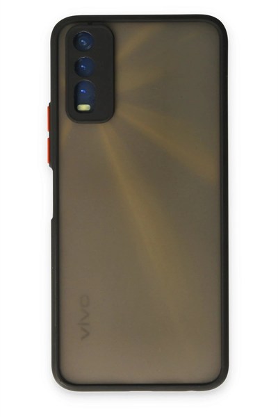 Mey İthalat®  Vivo Y11S Kılıf Montreal Silikon Kapak - Siyah