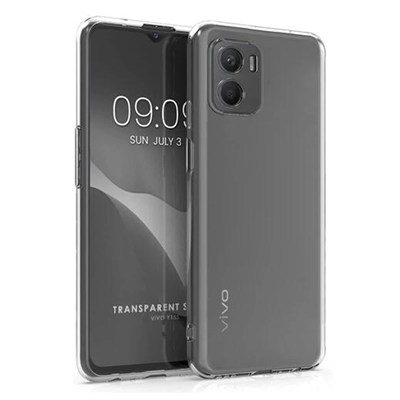 Mey İthalat®  Vivo Y15S Kılıf Lüx Şeffaf Silikon
