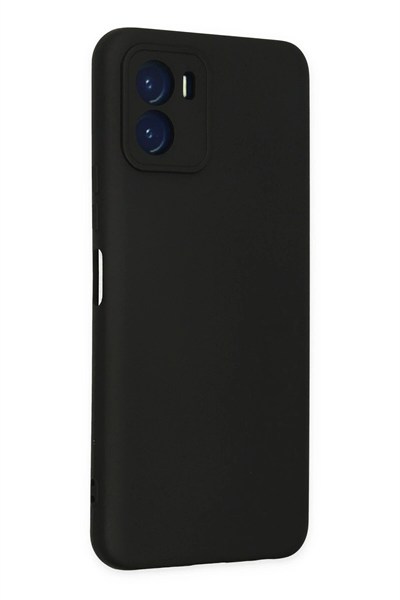 Mey İthalat®  Vivo Y15S Kılıf Nano içi Kadife Silikon - Siyah