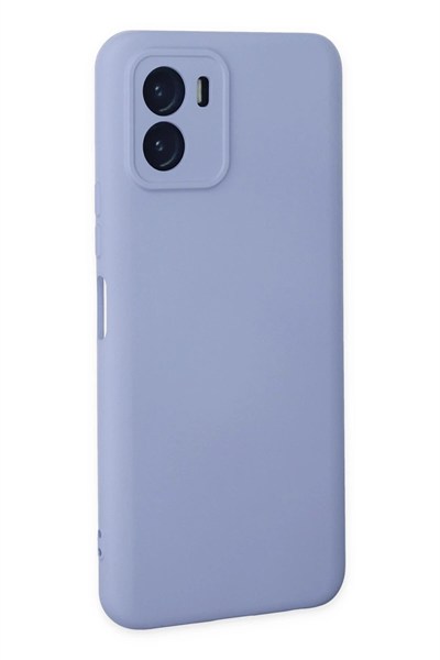 Mey İthalat®  Vivo Y15S Kılıf Nano içi Kadife Silikon - Lila