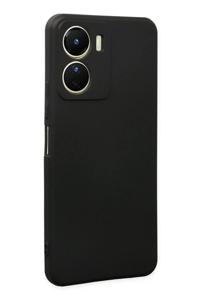 Mey İthalat®  Vivo Y16 Kılıf First Silikon - Siyah