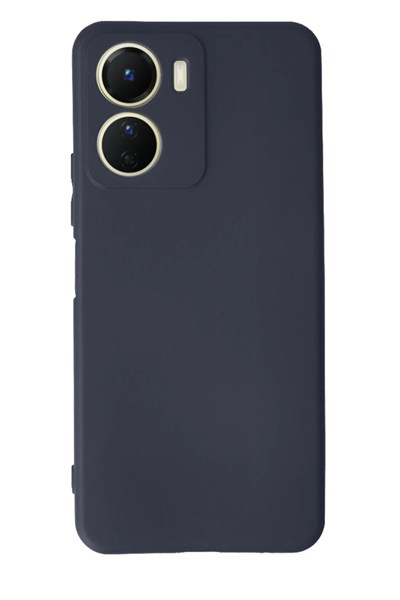 Mey İthalat®  Vivo Y16 Kılıf First Silikon - Lacivert