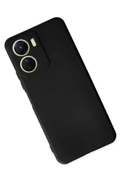 Mey İthalat®  Vivo Y16 Kılıf First Silikon - Siyah