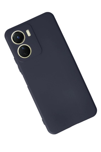 Mey İthalat®  Vivo Y16 Kılıf First Silikon - Lacivert