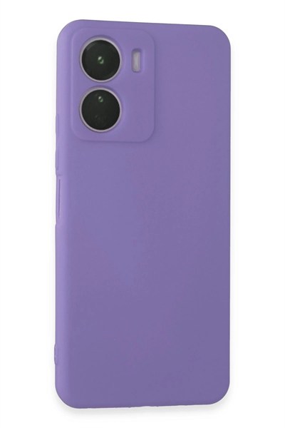 Mey İthalat®  Vivo Y16 Kılıf First Silikon - Lila