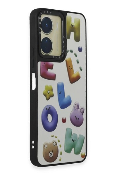 Mey İthalat®  Vivo Y16 Kılıf Mirror Desenli Kapak - Mirror - 15
