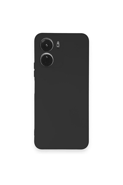 Mey İthalat®  Vivo Y16 Kılıf Nano içi Kadife Silikon - Siyah