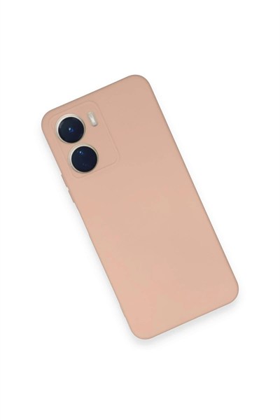 Mey İthalat®  Vivo Y16 Kılıf Nano içi Kadife Silikon - Pudra