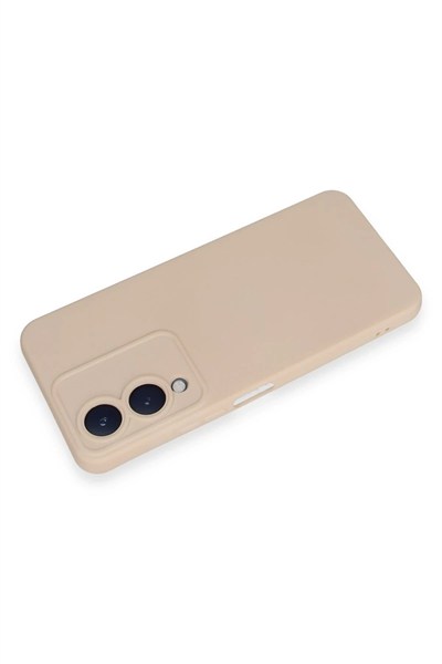 Mey İthalat®  Vivo Y17S Kılıf Nano içi Kadife Silikon - Pudra