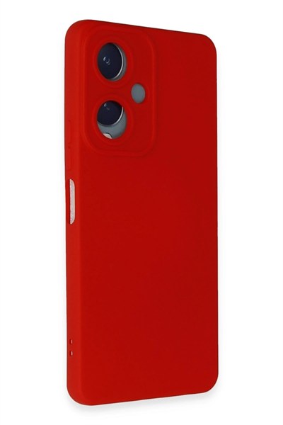 Mey İthalat®  Vivo Y17S Kılıf Nano içi Kadife Silikon - Kırmızı